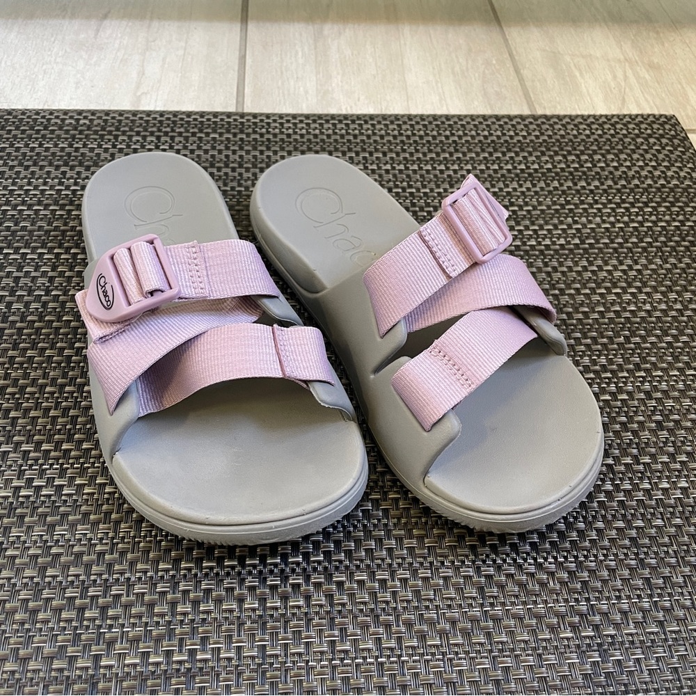 Chaco Women's Sz 6 Chillos Slide Solid Mauve